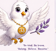 33 the Dove — illustrated character portrait